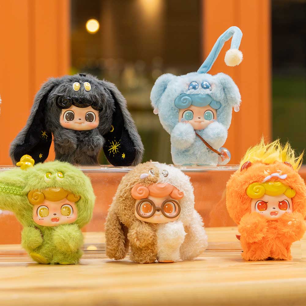 Q.Kid Emotional Hairy Monsters Series Plush Blind Box